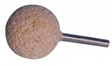 Шарошка шар керамический диам. 40 мм, стержень 6 мм S-4394-1